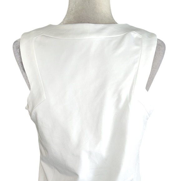 Gretchen Scott White Built-in Bra Tank Top - S - Picture 8 of 12